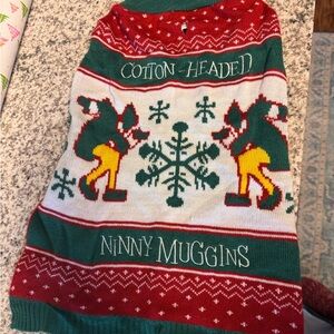 ELF movie Themed Pet Sweater